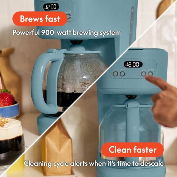 81PAMZulatL._AC_SL1500_ BELLA 12 Cup Programmable Coffee Maker review with features and performance insights