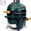 81QvuI2G0JS._AC_SL1500_ Ceramic Charcoal BBQ Kamado Griller London Sunshine review portable tabletop smoker insights