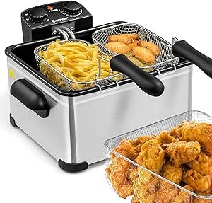 81T9ExgaCqL.__AC_SX300_SY300_QL70_ML2_ COSTWAY Deep Fryer review 5.3Qt Stainless Steel Electric Fryer for Home Use