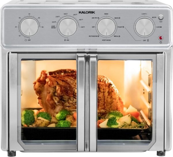 81W6-ATbjL._AC_SL1500_ Kalorik MAXX Air Fryer Oven Review 9-in-1 Versatile Countertop Cooking Solution