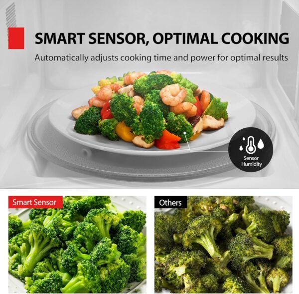 81WyFtegyCL._AC_SL1500_-1 Toshiba EM131A5C-BS Countertop Microwave Oven Review 1.2 Cu Ft with Smart Features