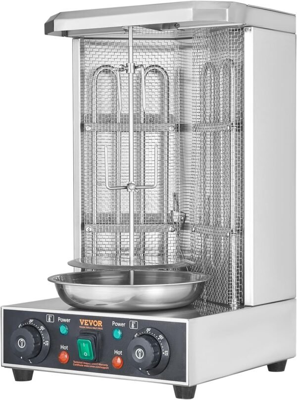 81ZBOnpeJ2L._AC_SL1500_ VEVOR Shawarma Grill Machine Review Electric Vertical Rotisserie for Home and Commercial Use