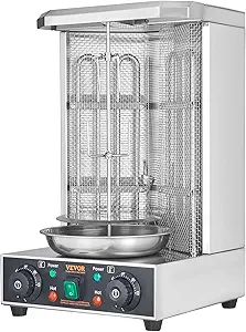 81ZBOnpeJ2L.__AC_SX300_SY300_QL70_FMwebp_ VEVOR Shawarma Grill Machine Review Electric Vertical Rotisserie for Home and Commercial Use