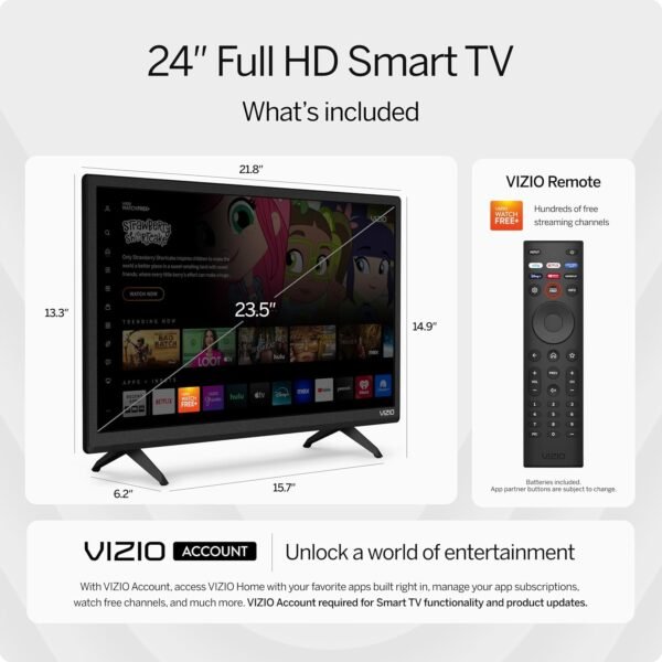 81bNsx7Q4vL._AC_SL1500_ VIZIO D24f-J09 24-inch D-Series Smart TV review with gaming features and 1080p clarity