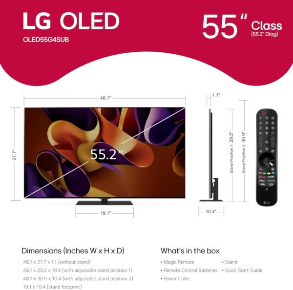LG OLED evo G4 55-Inch Smart TV 2024 review with Dolby Vision insights
