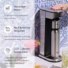81gQgH7t6jL._AC_SL1500_-1 Drinkmate LUX Stainless Steel Sparkling Beverage Maker - Sparkling Water/Soda Streaming Machine That Carbonates Any Drink - Includes 2 CO2 Cylinders, 1 Carbonation Bottle, 1 Fizz Infuser