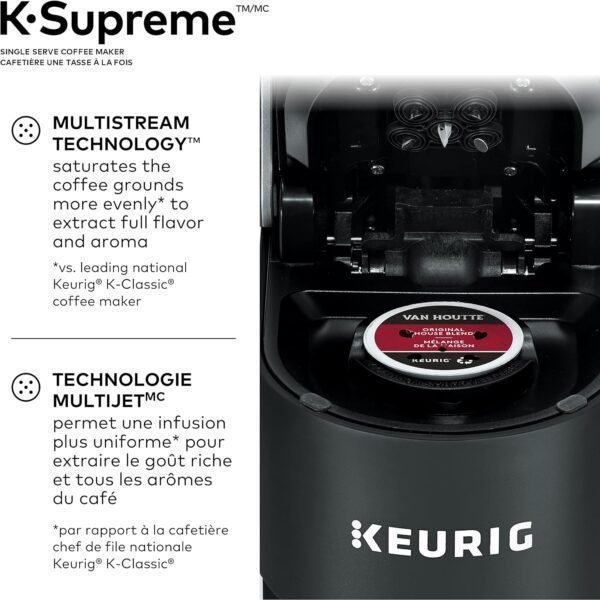 81iqLtdzpEL._AC_SL1500_ Keurig K-Supreme Coffee Maker review MultiStream Technology elevates single-serve brewing experience