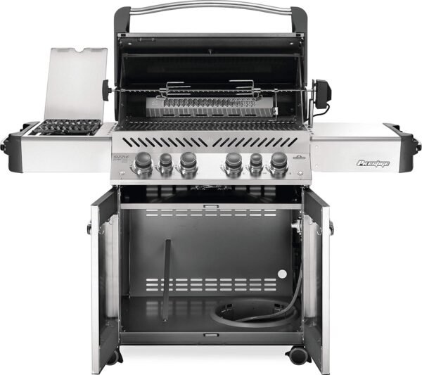 81j74fyRQ6L._AC_SL1500_ Napoleon Prestige 500 RSIB Propane Gas Grill review with infrared burners and rotisserie kit