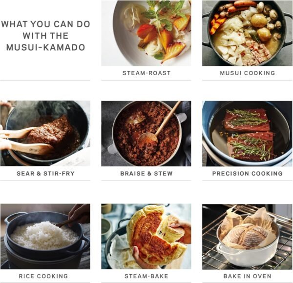 81mSsH8KxL._AC_SL1500_ Vermicular Musui-Kamado review Cast Iron Multicooker and Japanese Rice Cooker insights