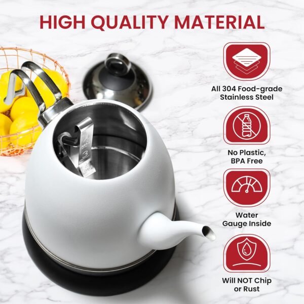 81n1mJOB8wL._AC_SL1500_-1 Chantal Mia electric water kettle review Matte Blue stylish and efficient choice