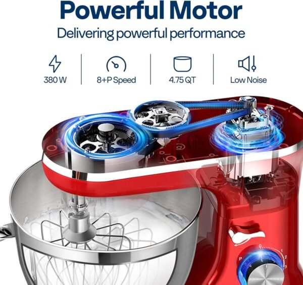 81n3tjxmnjL._AC_SL1500_ VIVOHOME Stand Mixer 4.75 Quart Review Powerful Kitchen Appliance for Baking Enthusiasts