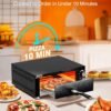 81s2KYUHFPL._AC_SL1500_ PYY Electric Pizza Oven Review Best Countertop Pizza Maker for Home Use
