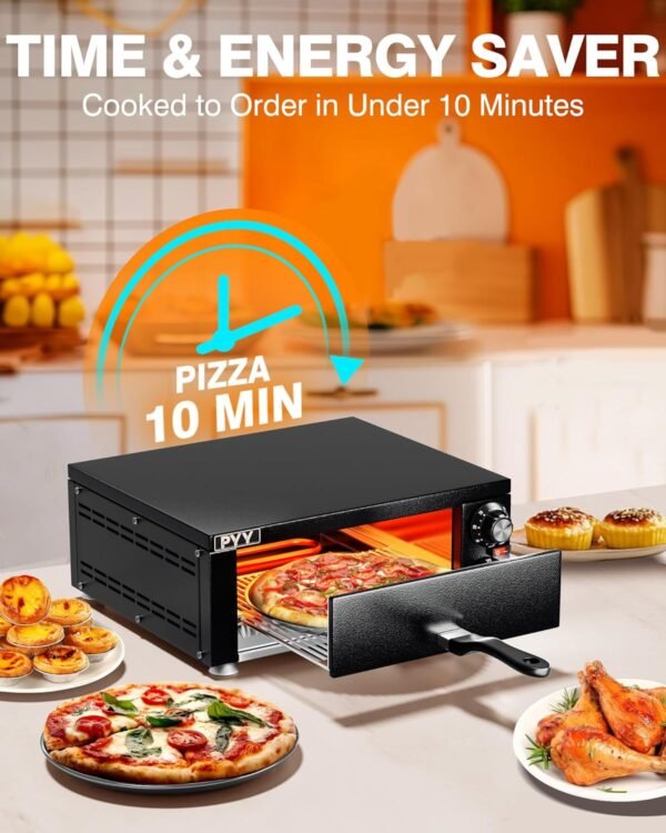 81s2KYUHFPL._AC_SL1500_ PYY Electric Pizza Oven Review Best Countertop Pizza Maker for Home Use