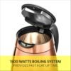 81tAJdcr55L._AC_SL1500_ Review of BELLA 1.7 Liter Electric Tea Kettle Copper Chrome for Stylish Kitchens