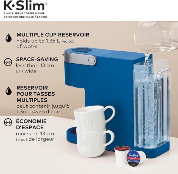 81uUT99Y57L._AC_SL1500_ Keurig K-Slim Coffee Maker Review Compact Design and MultiStream Technology Tested