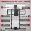 81xKM-dPmL._AC_SL1500_ MantelMount MM540 TV Wall Mount Review Full Motion Above Fireplace Mount