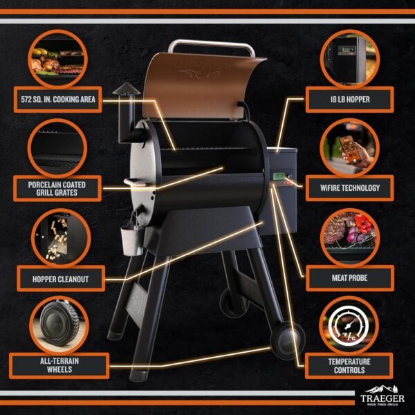 Traeger Pro Series 575 Wood Pellet Grill and Smoker review with WiFIRE technology