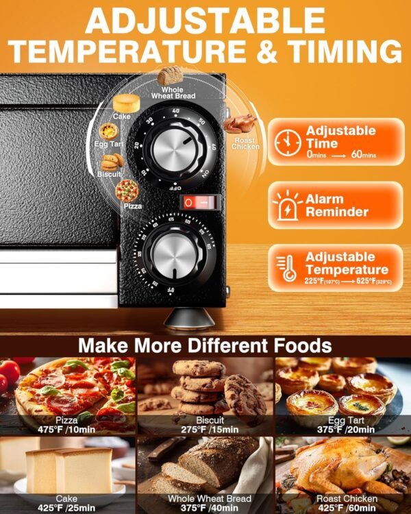 91wmkZL5L._AC_SL1500_ PYY Electric Pizza Oven Review Best Countertop Pizza Maker for Home Use
